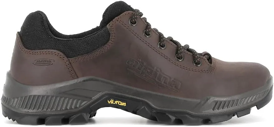Alpina Prima Men's Waterproof Shoes | Leather with Breathable Membrane | Vibram Slip Resistant Sole | Made in Europe