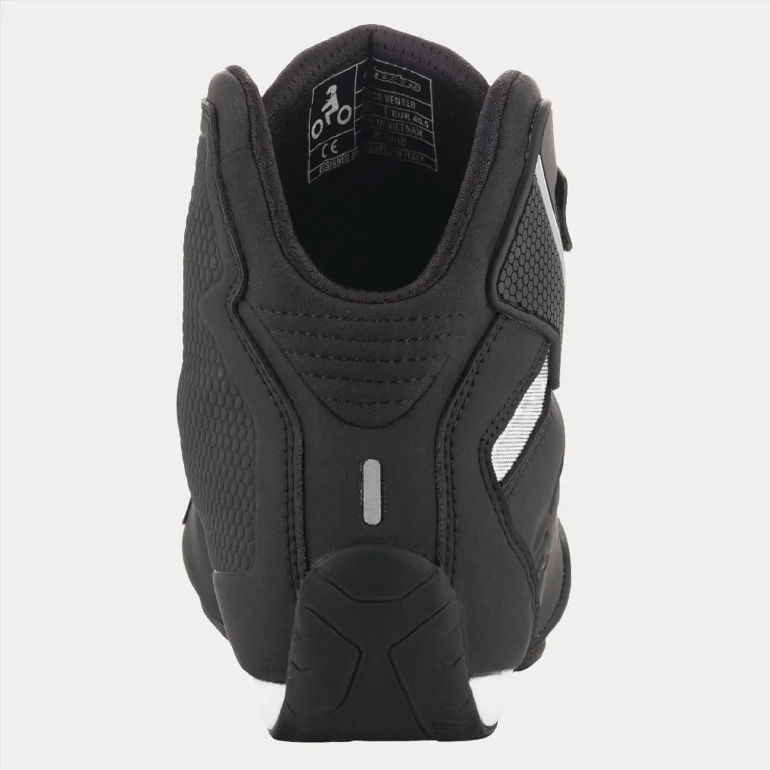 Alpinestars 2515618108 Men's Sektor Vented Street Motorcycle Shoe, Black, 8