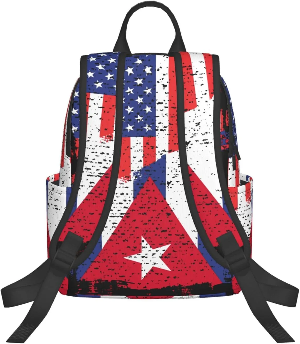 American Cuba Flag Cuban Roots Casual Backpacks Large Capacity Laptop Backpack Sports Fitness Rucksack Travel Carry-On Daypack Work Bag for Outdoor Camping