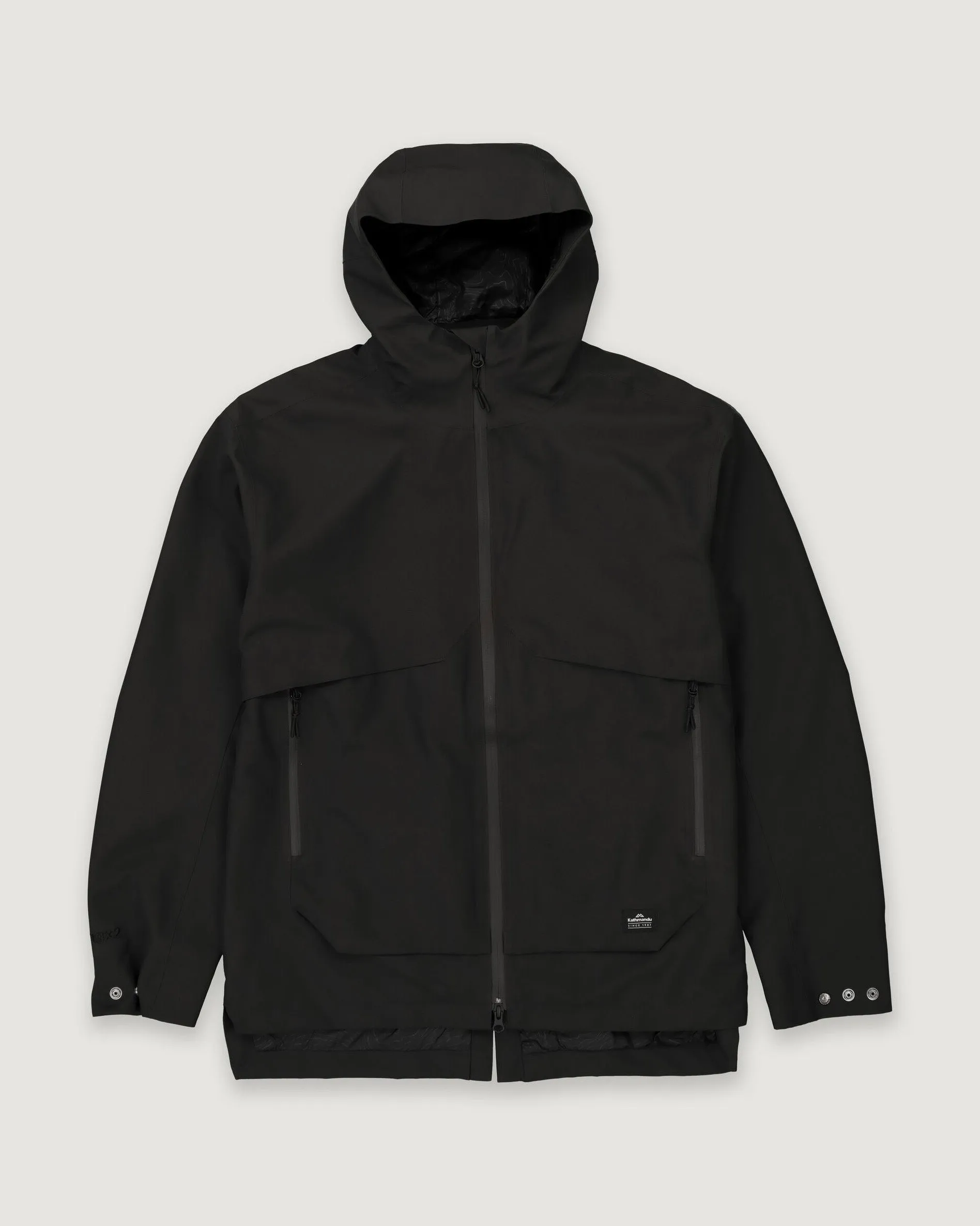Amphi Men's Rain Jacket - Black