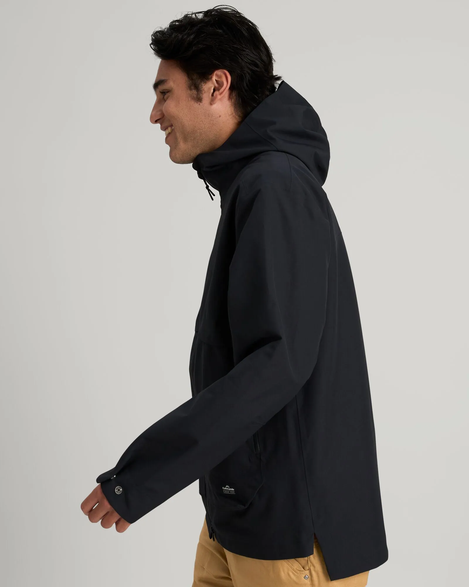 Amphi Men's Rain Jacket - Black