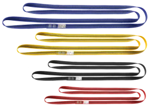 Anchor Sling, 26 kN - Top stitched BLACK hose strap 1mt