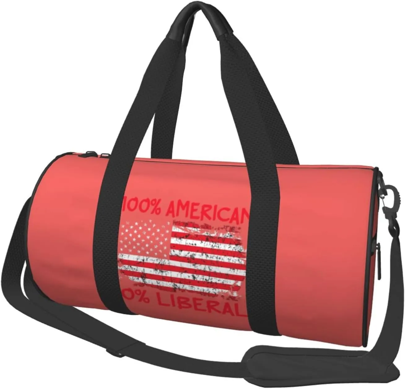 Anti Liberal Democrat Zero Percent Liberal Duffel Bag Gym Bag Travel Sports Tote Large Foldable Beach Swim Yoga6