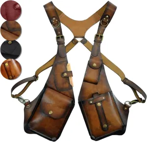 Anti-Theft Harness, Anti Theft Harness Wallet for Men, Yiupedrfg Anti-Theft Bag with Shoulder Harness