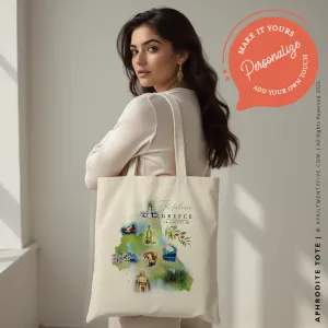 APHRODITE | Kefalonia, Greece Map Tote