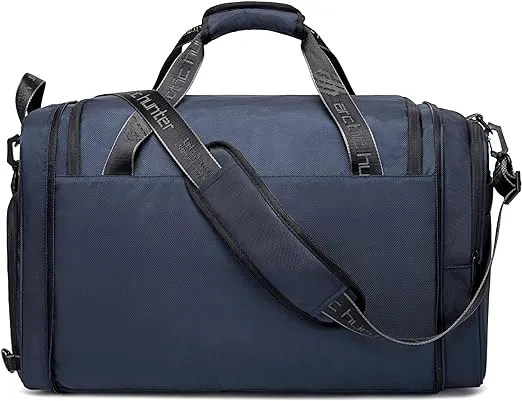 Arctic Hunter Foldable Duffel Bag Water Resistant Travel Bag with Shoe Compartment with Detachable Shoulder Straps for Men and Women, LX0021
