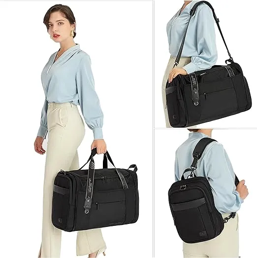Arctic Hunter Foldable Duffel Bag Water Resistant Travel Bag with Shoe Compartment with Detachable Shoulder Straps for Men and Women, LX0021
