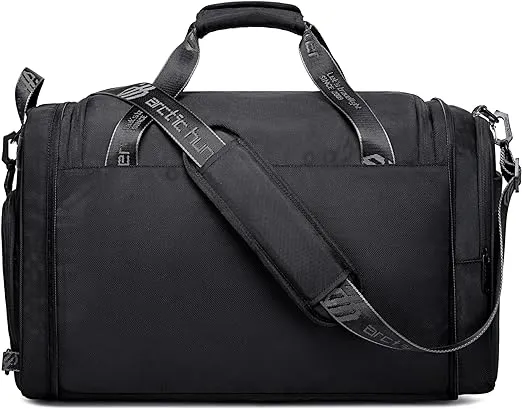 Arctic Hunter Foldable Duffel Bag Water Resistant Travel Bag with Shoe Compartment with Detachable Shoulder Straps for Men and Women, LX0021
