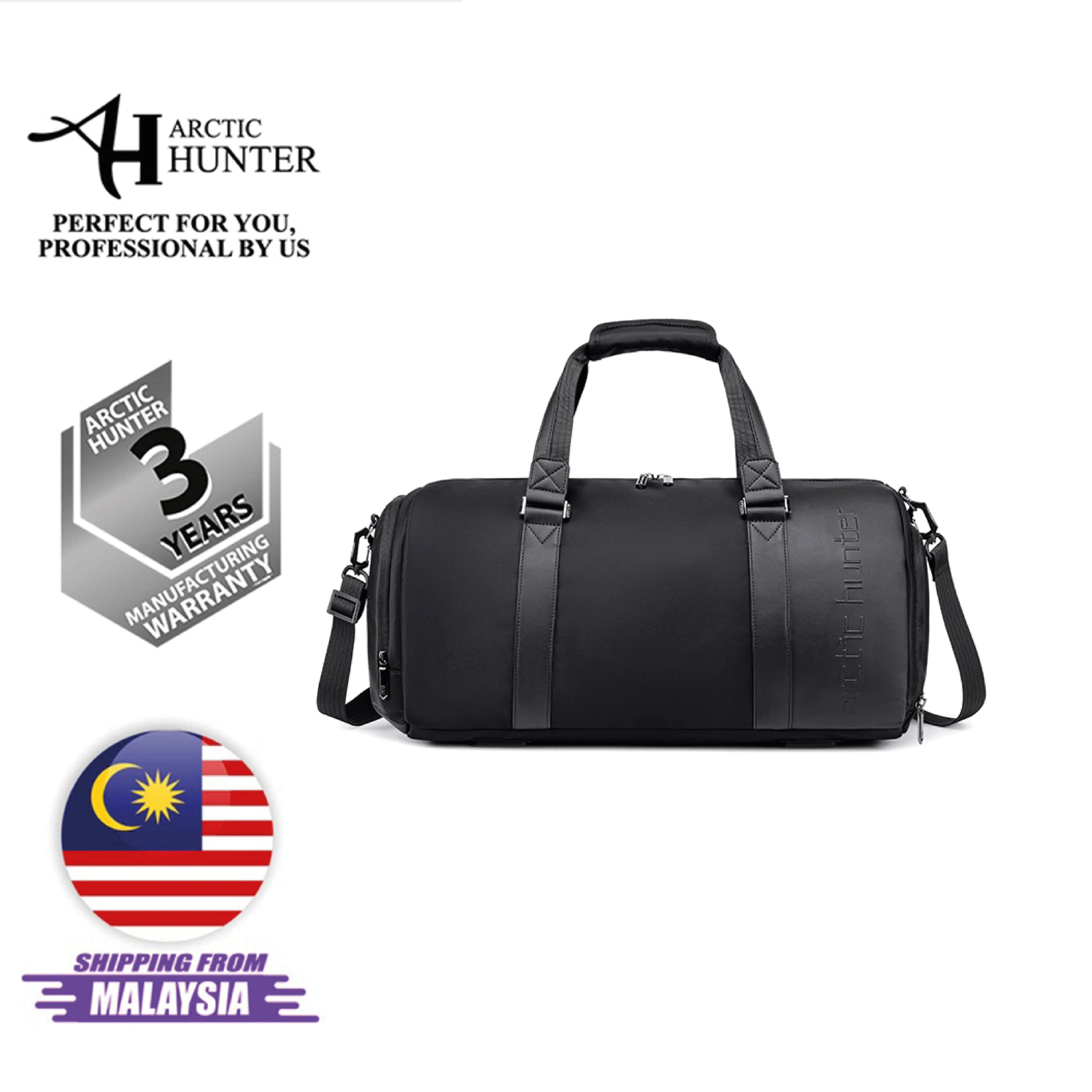Arctic Hunter i-Crusher Travel Bag 2in1 Dry and Wet Separation Compartment Messenger Bag Sling Bag UNISEX