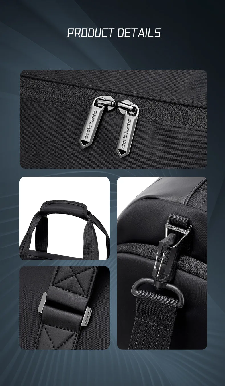 Arctic Hunter i-Crusher Travel Bag 2in1 Dry and Wet Separation Compartment Messenger Bag Sling Bag UNISEX