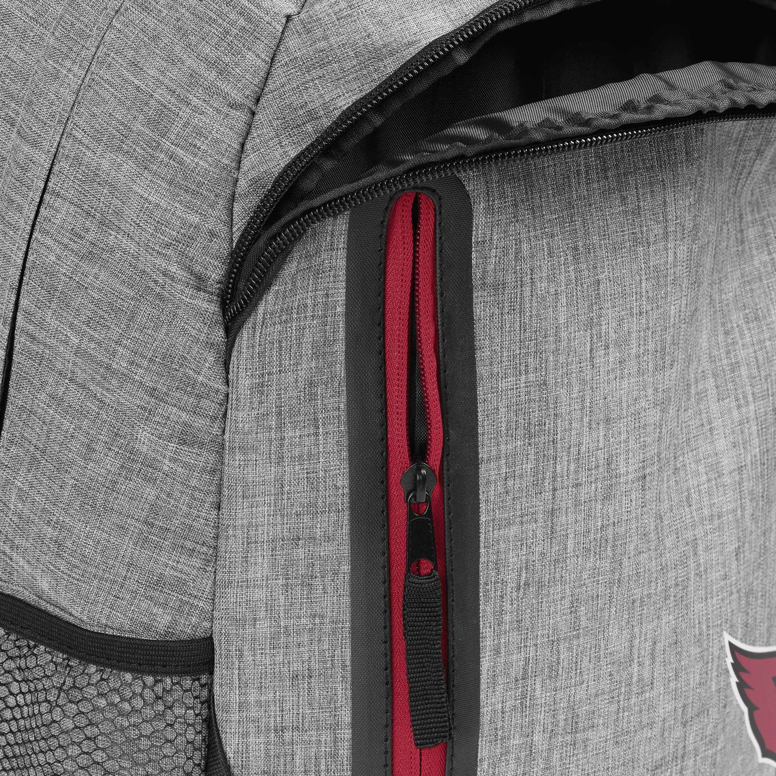 Arizona Cardinals Heather Grey Bold Color Backpack