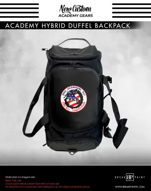 Arlington Kickboxing Academy Hybrid Duffel Backpack #1013