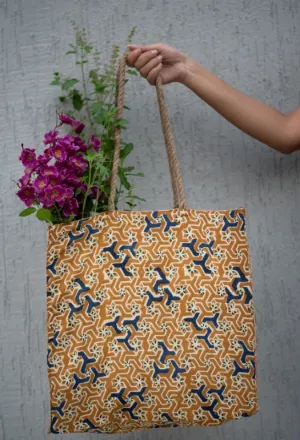 Artisan Upcycled Tote - Earth
