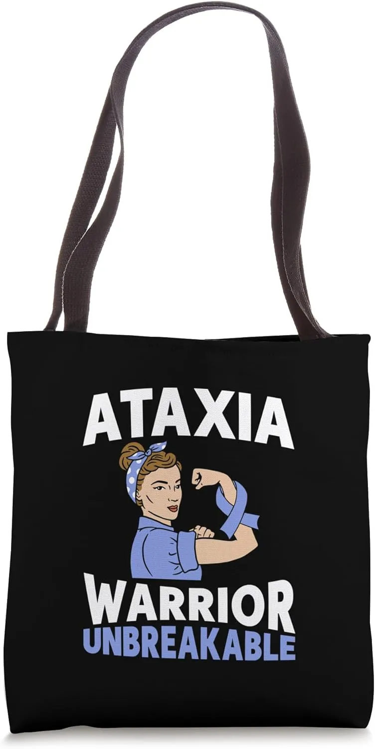 Ataxia Warrior Unbreakable Ataxia Support Tote Bag