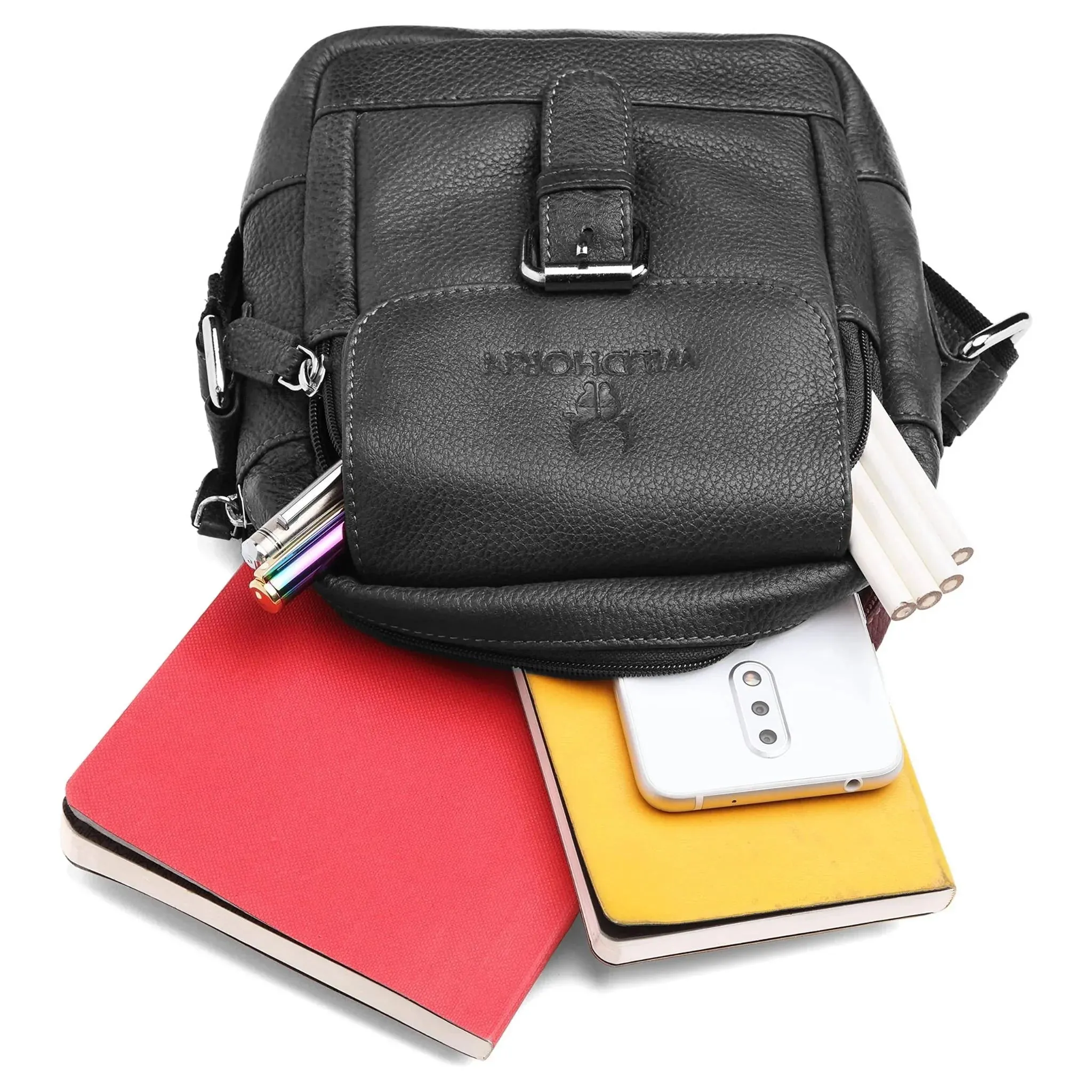 ATHENS Leather Sling Bag for Men