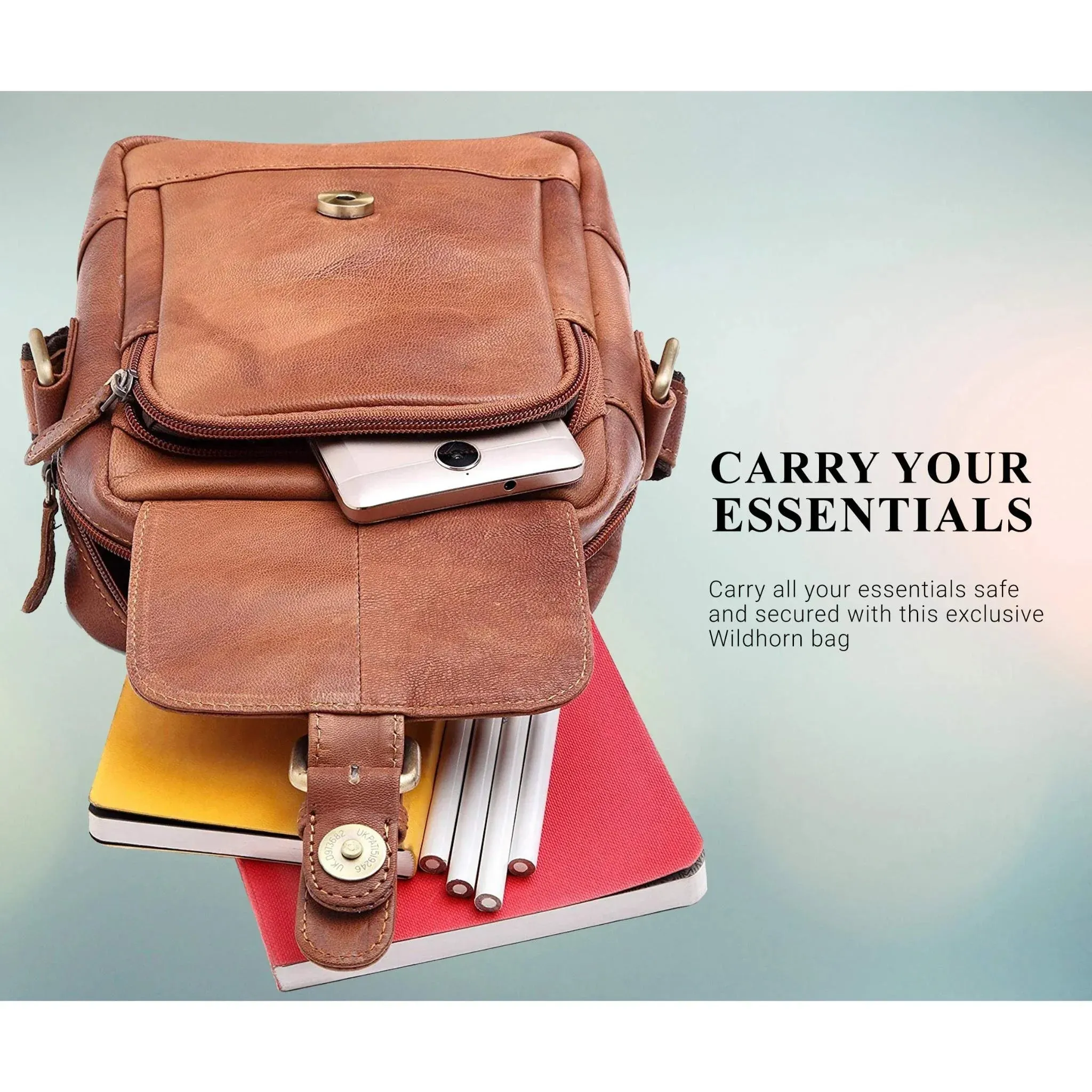ATHENS Leather Sling Bag for Men