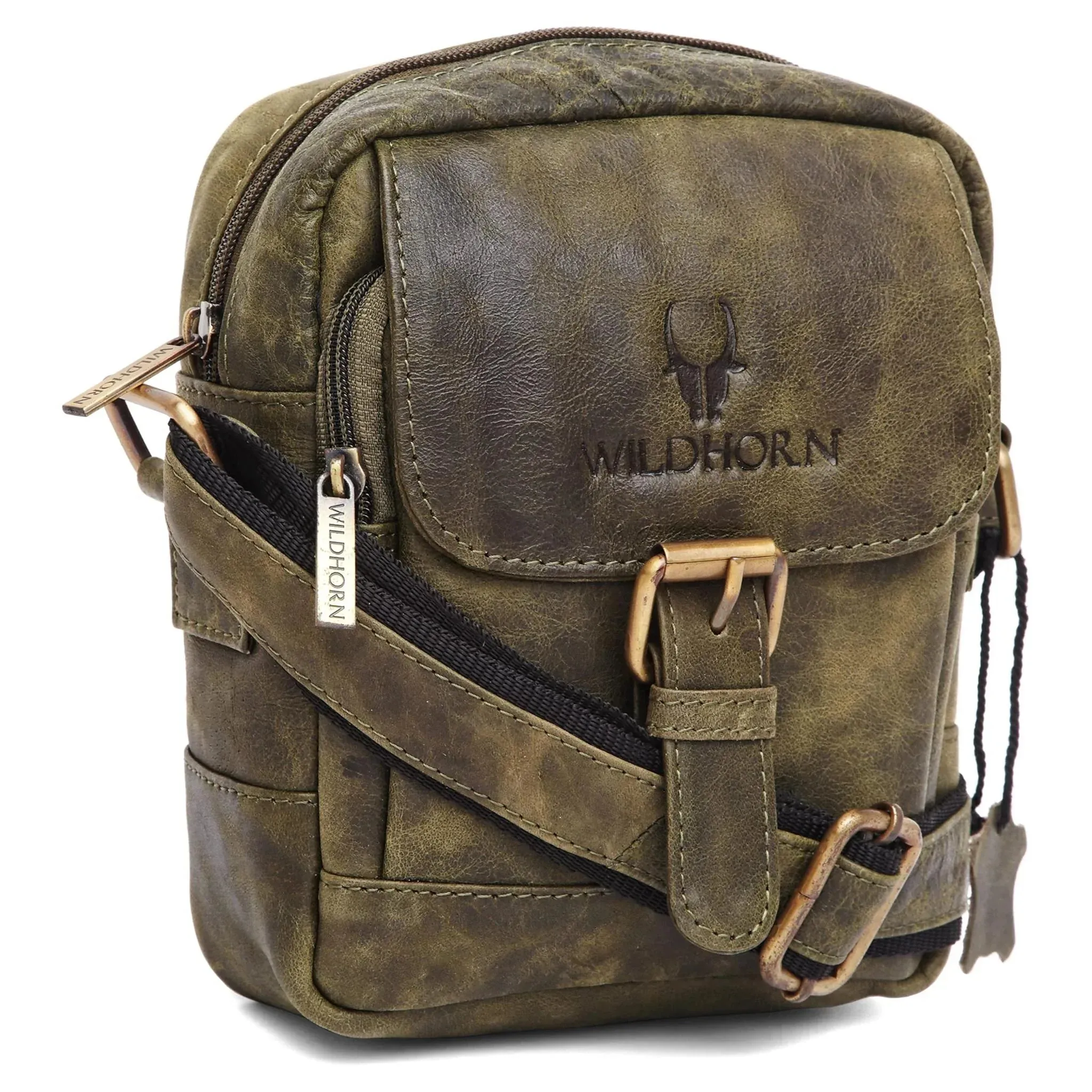 ATHENS Leather Sling Bag for Men