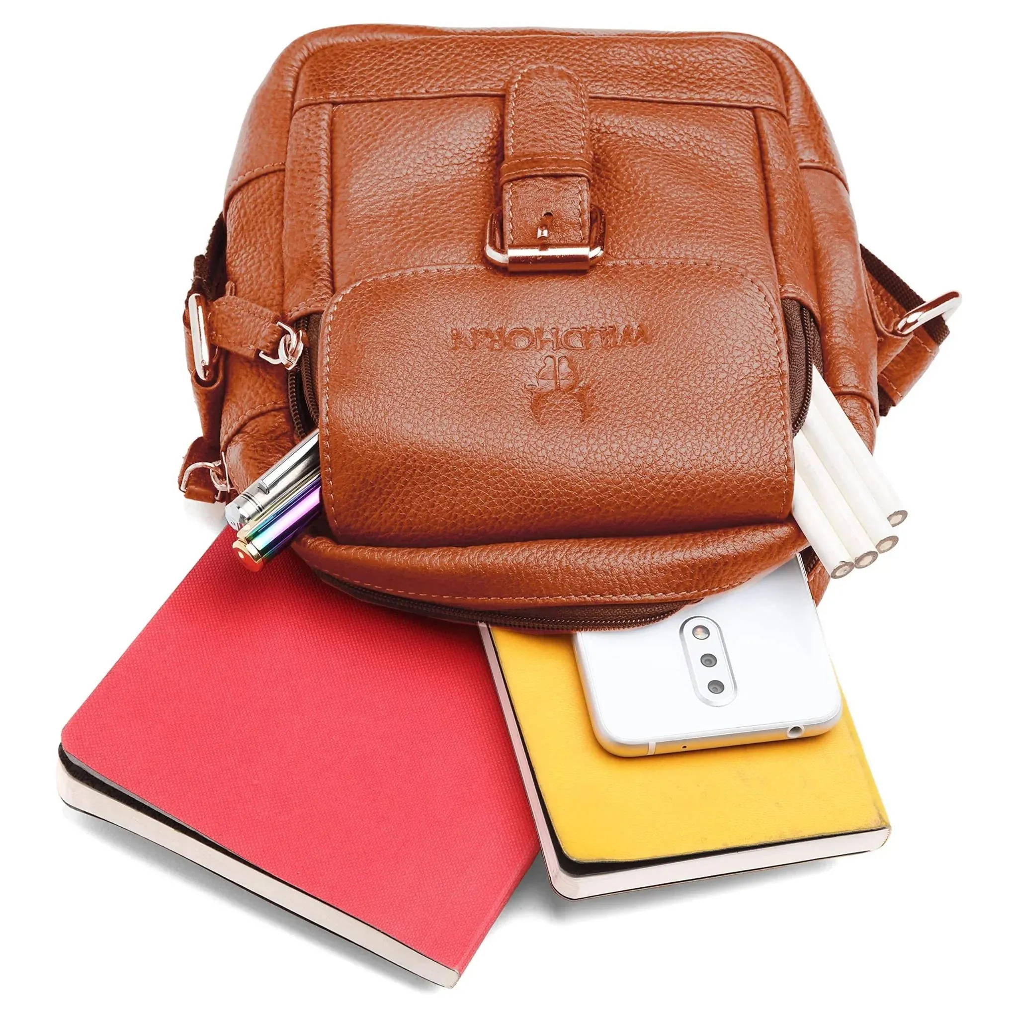 ATHENS Leather Sling Bag for Men
