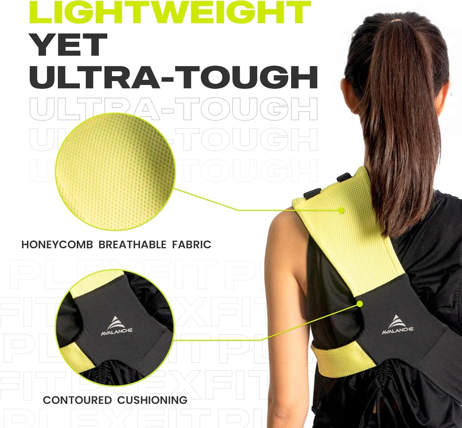 Athletic Arm Sling Class A Medical Device - Shoulder Sling Immobilizer for Injury Support - For Elbow & Wrist Too - Men & Women (X-Large Right, Yellow & Black)