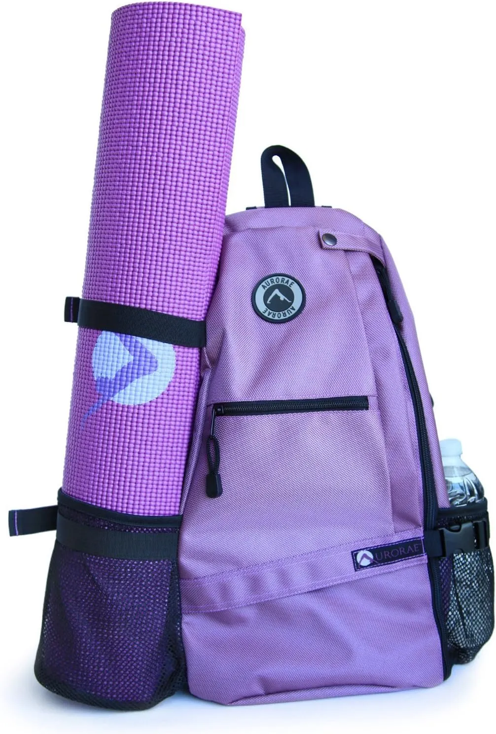 AURORAE Yoga Mat/Gym Cross-body Travel Sling Back Pack. Mat sold separately.