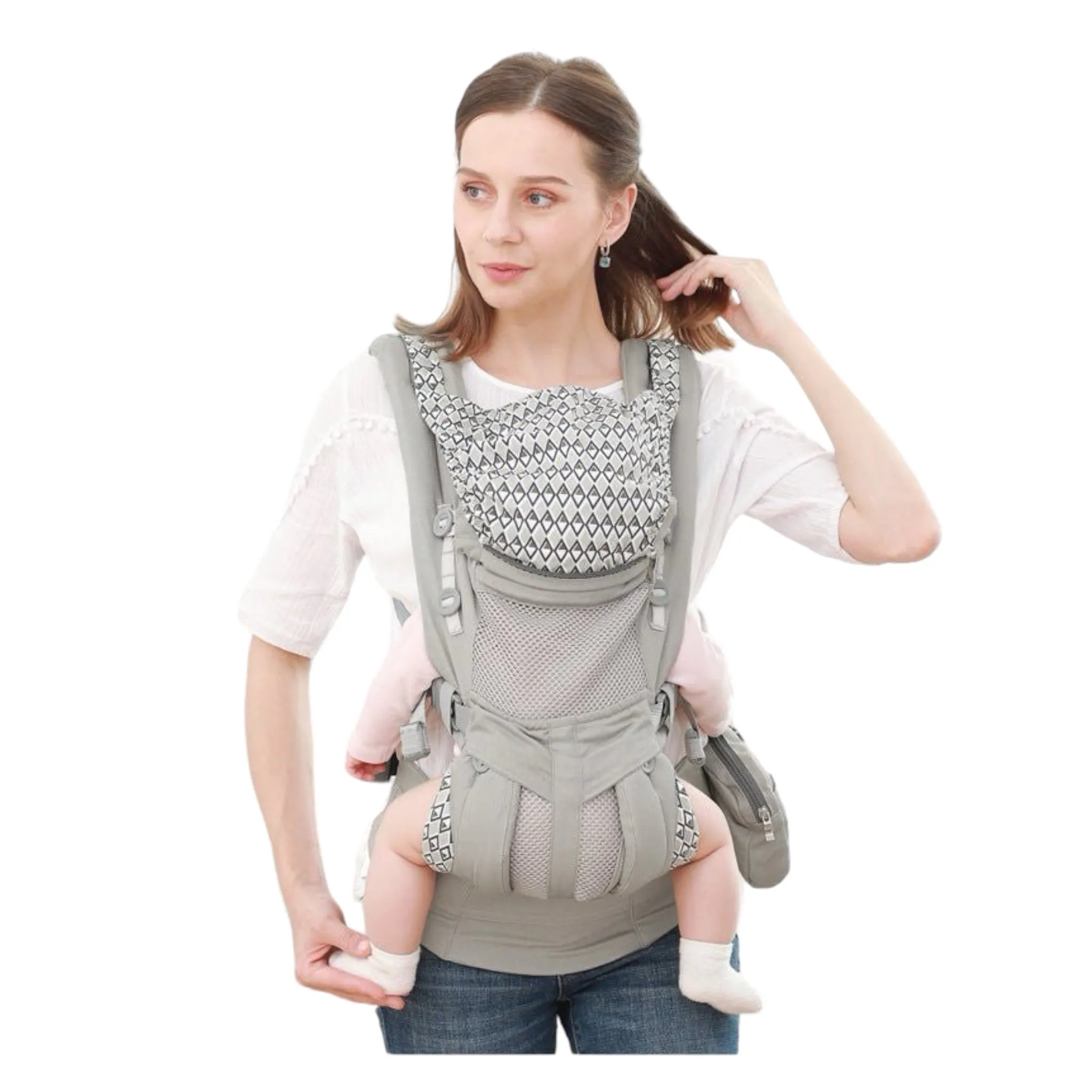 Baby Carrier Ergonomic Kangaroo Infant Kid Sling Back Front Facing Backpack Wrap Baby Bag