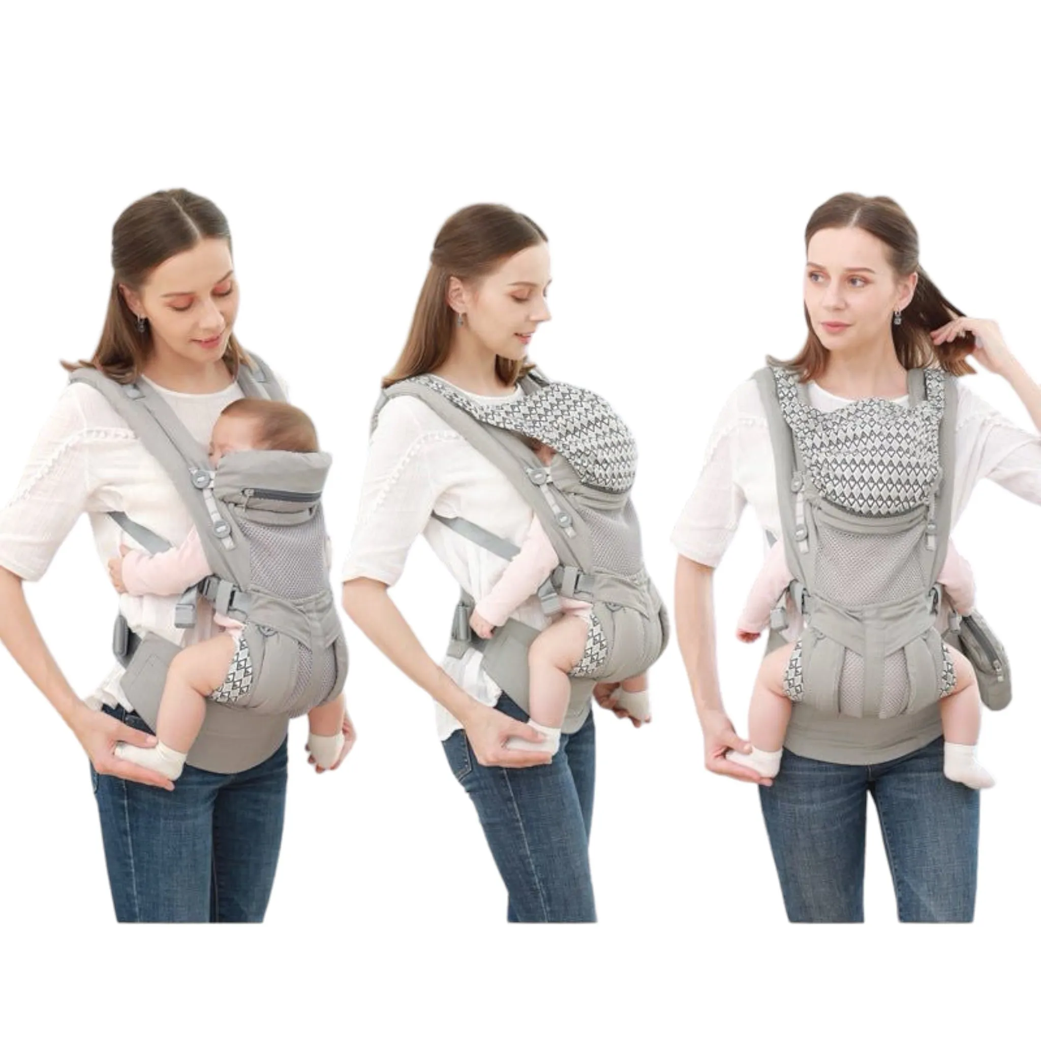 Baby Carrier Ergonomic Kangaroo Infant Kid Sling Back Front Facing Backpack Wrap Baby Bag