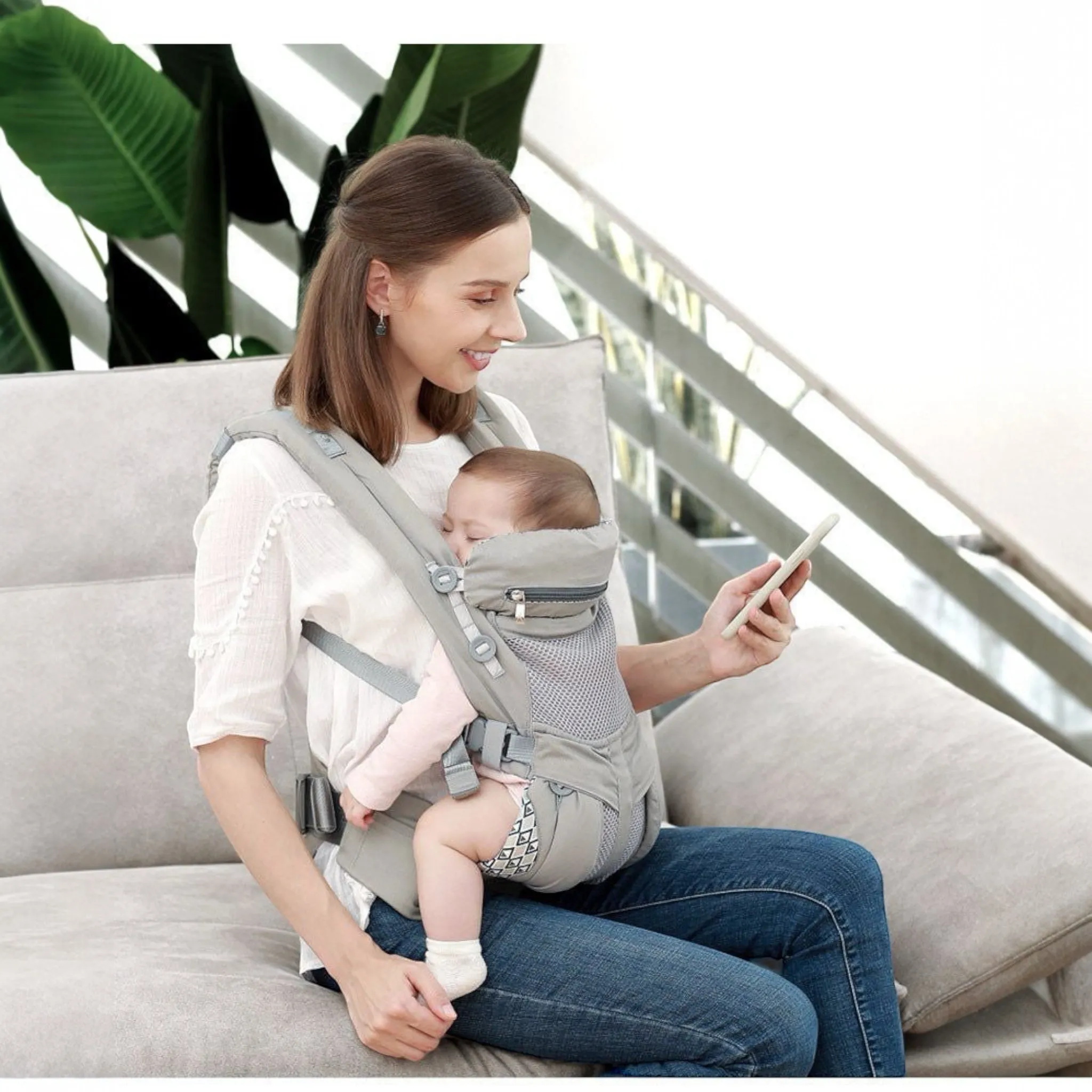 Baby Carrier Ergonomic Kangaroo Infant Kid Sling Back Front Facing Backpack Wrap Baby Bag