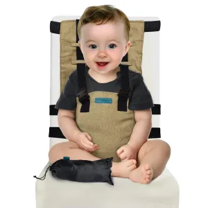 Baby Portable High Chair for Travel | Essential Travel Highchair | Baby Chair Harness