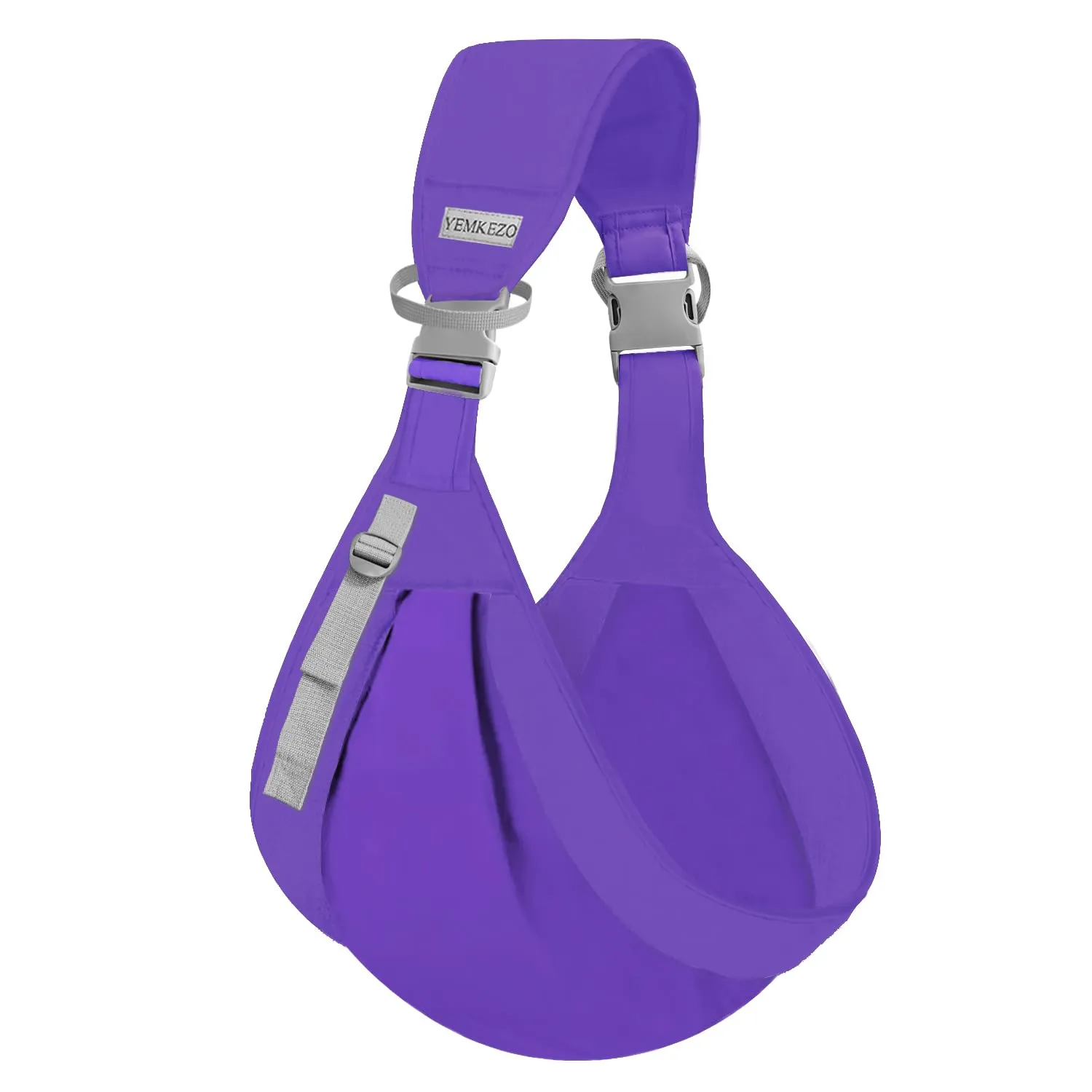 Baby Sling Carrier Newborn to Toddler,Updated Adjustable One Shoulder Labor-Saving Baby Holder Carrier,Tollder Sling Carrying 7-45 lbs(Blue-Purple)