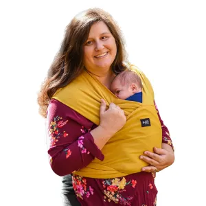 Baby Wrap Carrier Soft, Stretchy, Cotton Baby Wrap, Baby Sling, Nursing Cover Up for use with Newborn-Toddler: Evenly distributes Weight for More Comfortable Carrying (Dark Cream)
