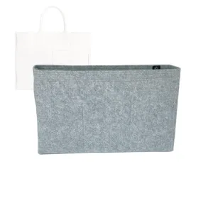 Bag Organizer for Bottega Veneta BV Arco Tote Large (Bag Length: 46cm|18″) Bag - Premium Felt Purse Handbag Insert Liner Shaper (Handmade) Soft Structure Support