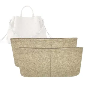 Bag Organizer for Louis Vuitton Bella Tote [Set of 2] - Premium Felt Purse Handbag Insert Liner Shaper (Handmade) Soft Structure Support (20 Color Options)