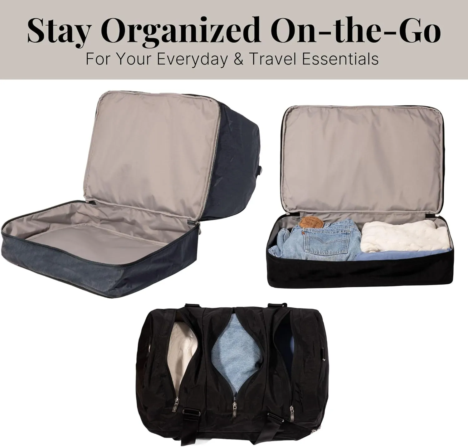 Baggallini Multizip Convertible Duffel