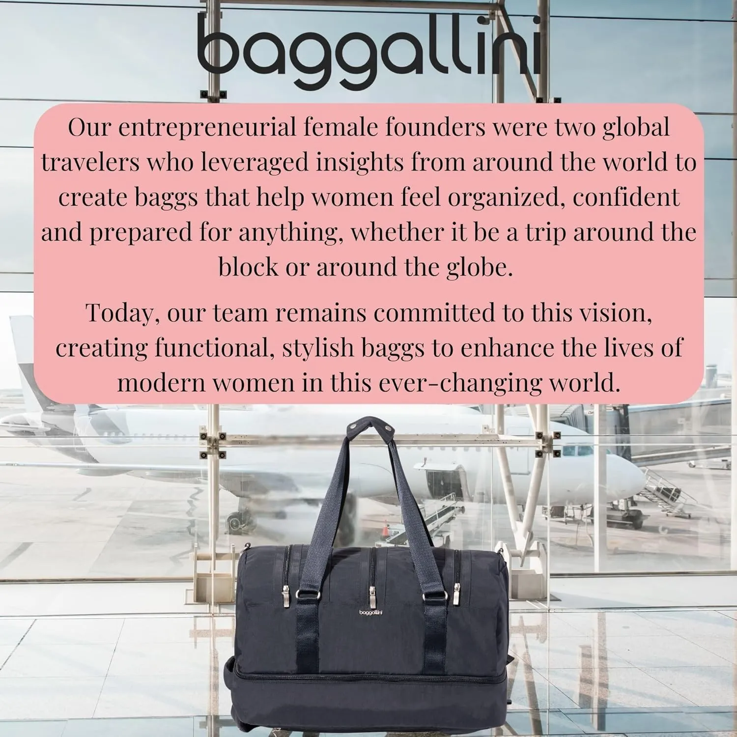 Baggallini Multizip Convertible Duffel