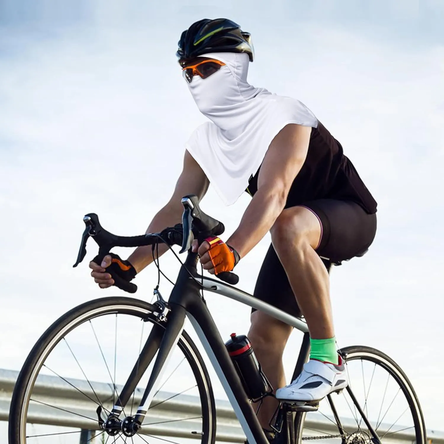 Balaclava Summer Protection Face Mask Breathable Motorcycle Hood Helmet Liners Outdoor Cycling Hiking Sports