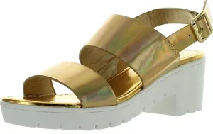 Bamboo Womens Odessa-05 White Sole Dual Strap Sling Back Closure Fashion-Sandals