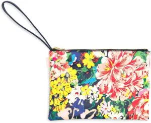 ban.do Get It Together Leatherette Wristlet Pouch, 10" x 7" (flower shop)