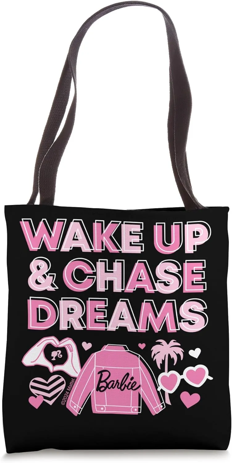 Barbie - Wake Up And Chase Dreams Tote Bag