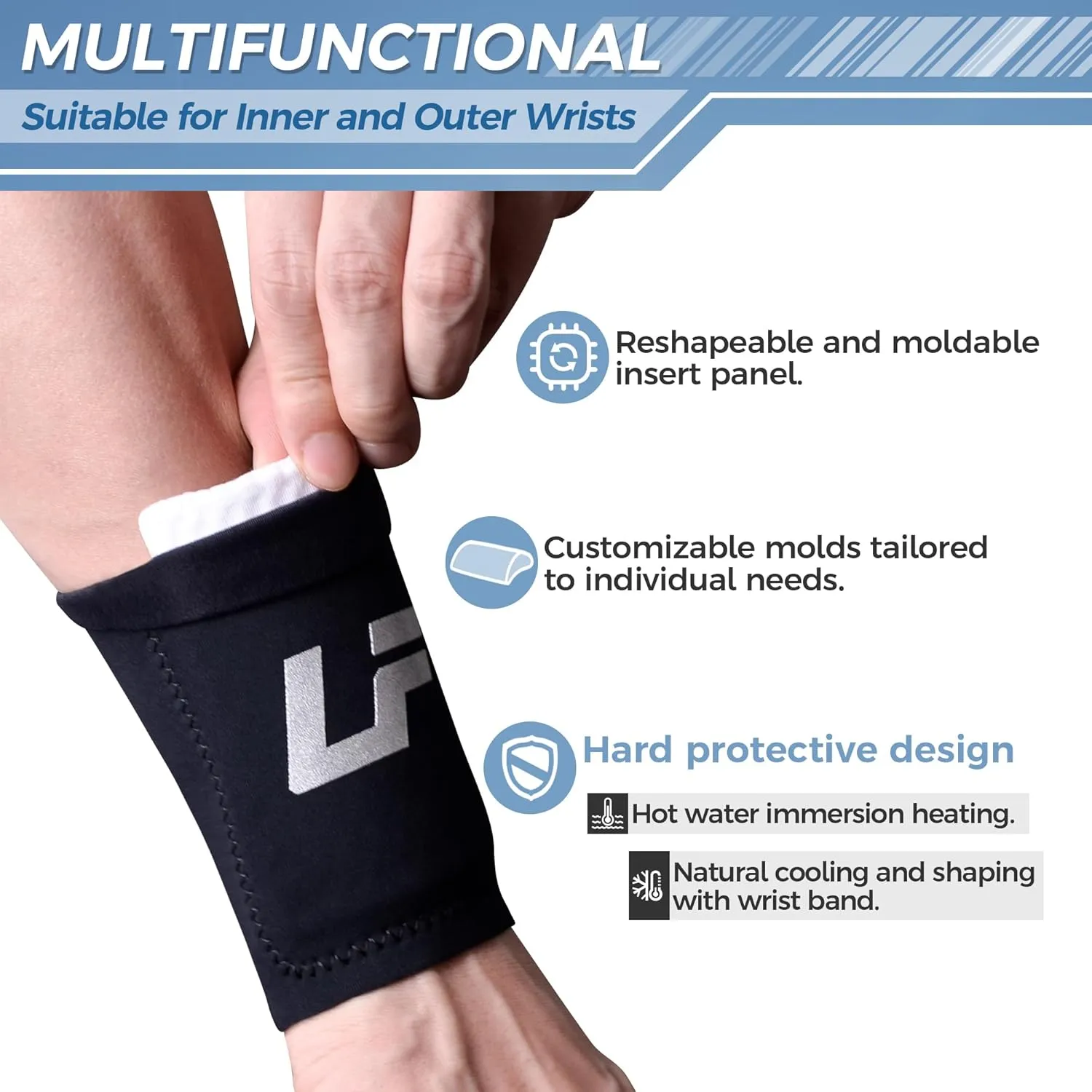 Baseball Softball Wrist Guard Hard Shell Shield Protective Wristband Support for Batting and Fielding, Youth Teens Adults