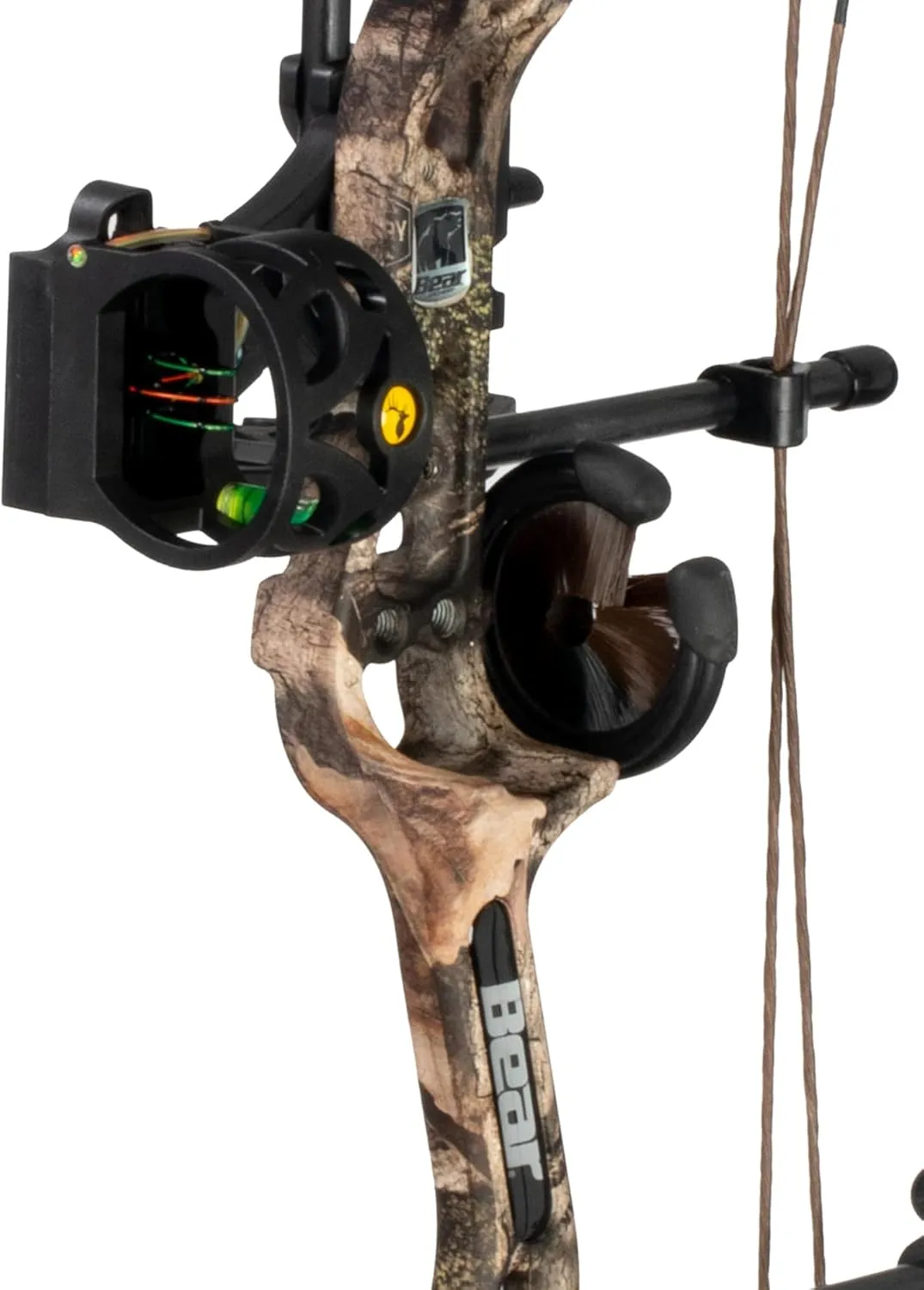 Bear Archery Royale Ready to Hunt Extra Compound Bow Package for Adults and Youth, 12”- 27” Draw Length, 5-50 Lbs Draw Weight, Up to 290 FPS, Limbs Made in USA, Limited Life-Time Warranty