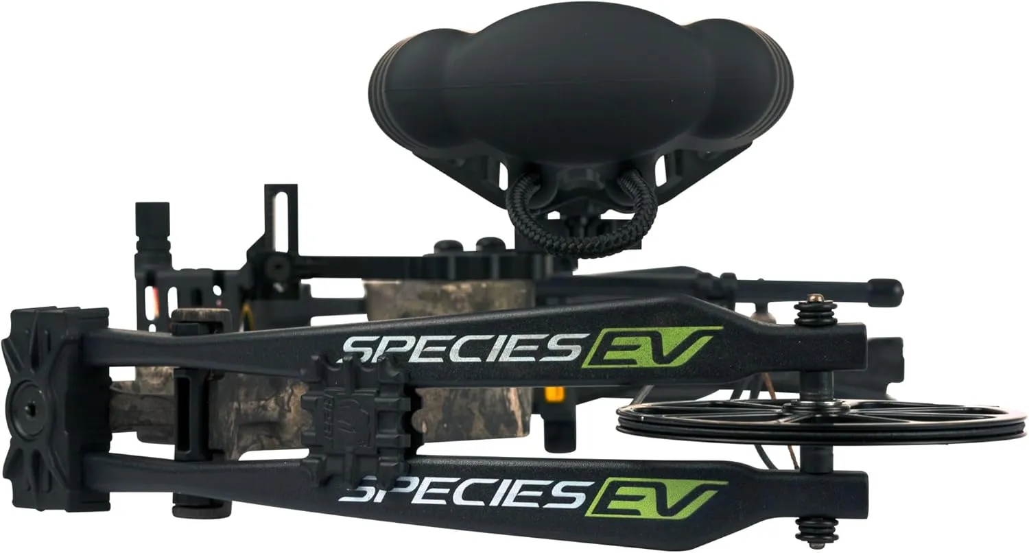 Bear Archery Species EV Ready to Hunt Adult Compound Bow Package, 23.5”- 30.5” Draw Length, 55-70 and 45-60 Lbs Draw Weight, Up to 320 FPS, Made in USA, Limited Life-Time Warranty