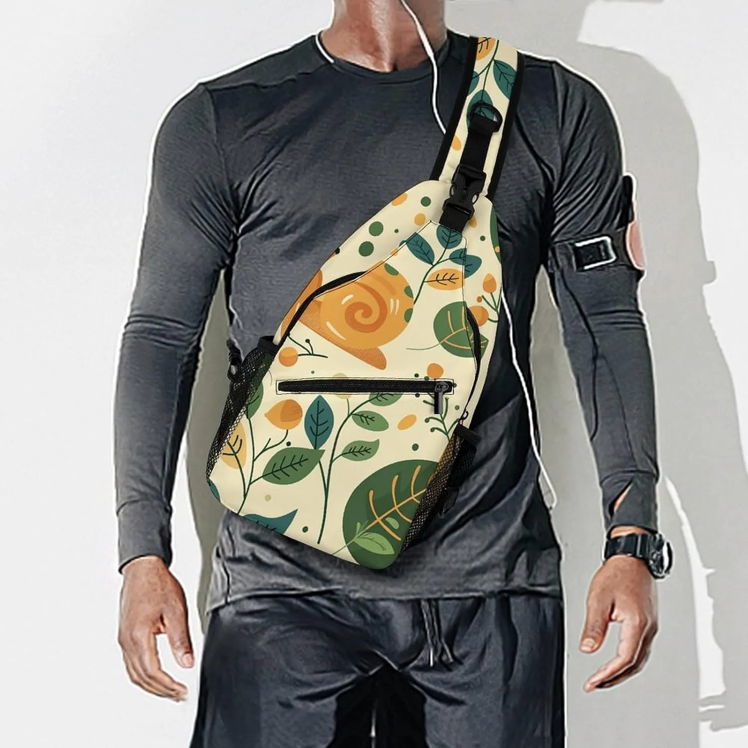 Beautiful Cheese Board Crossbody Bag, Sling Bag, Sling Backpack, Belt Bags for Travel Outdoors Hiking