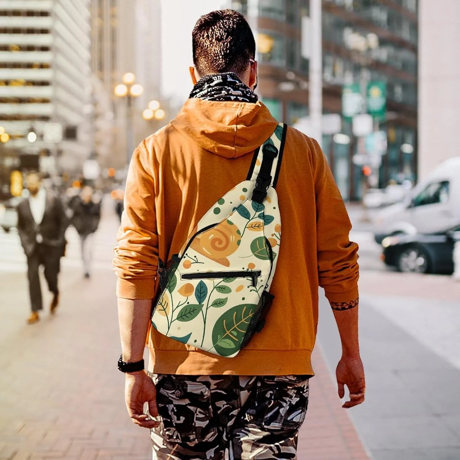Beautiful Cheese Board Crossbody Bag, Sling Bag, Sling Backpack, Belt Bags for Travel Outdoors Hiking