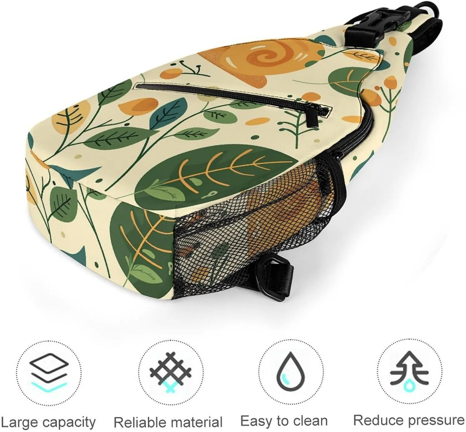 Beautiful Cheese Board Crossbody Bag, Sling Bag, Sling Backpack, Belt Bags for Travel Outdoors Hiking