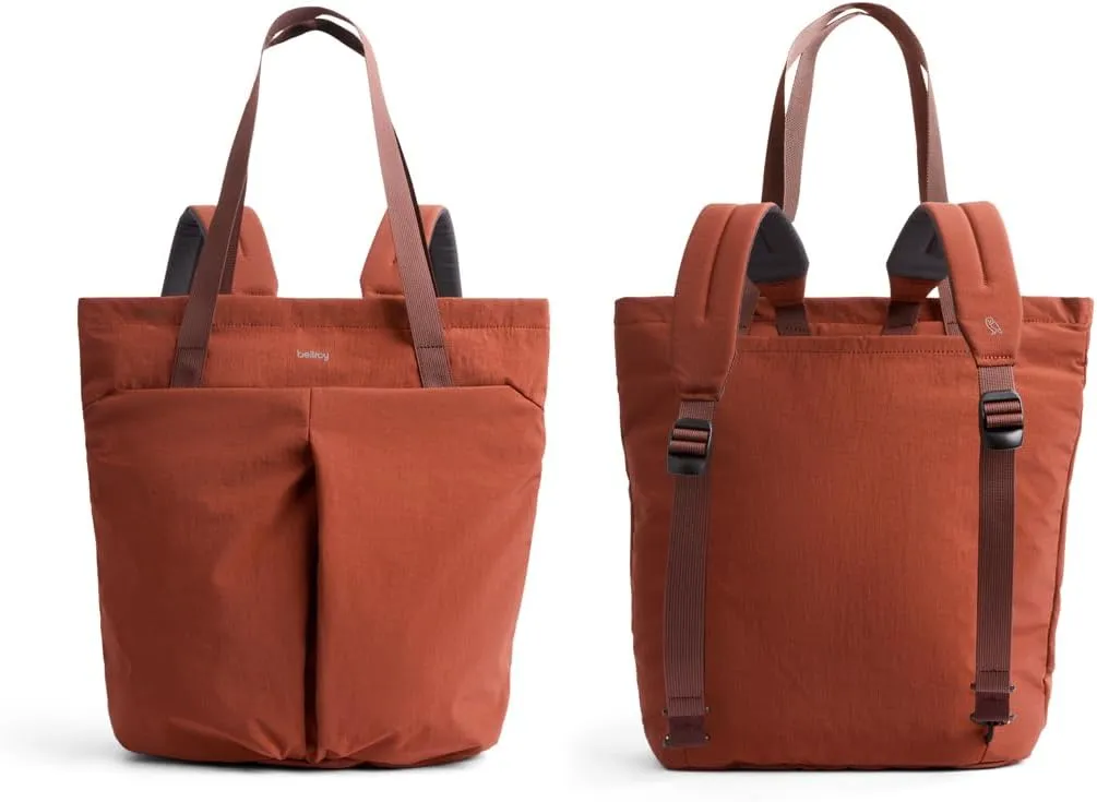 Bellroy Lite Totepack (18 liter lightweight tote bag and backpack, for beach, travel and every day) - Clay