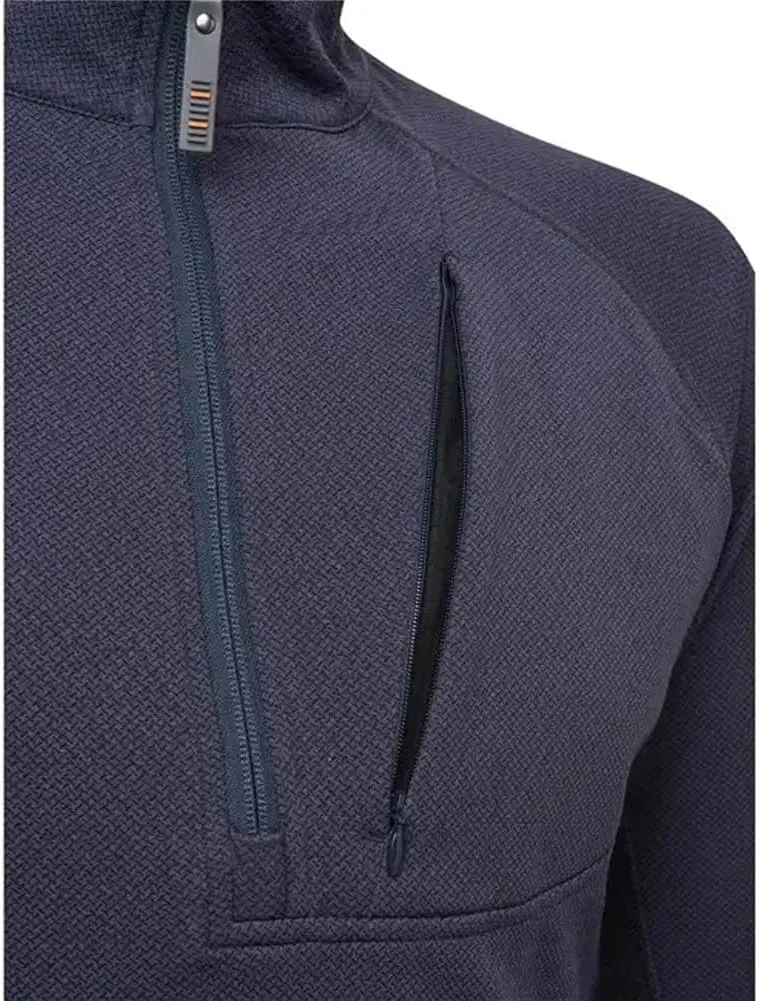 Beretta Men's Ceramic Face Fleece Warm Lightweight Breathable Quick-Drying Casual Outdoor 1/2 Zip Pullover