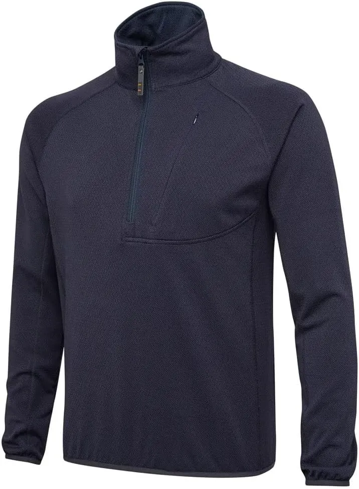 Beretta Men's Ceramic Face Fleece Warm Lightweight Breathable Quick-Drying Casual Outdoor 1/2 Zip Pullover