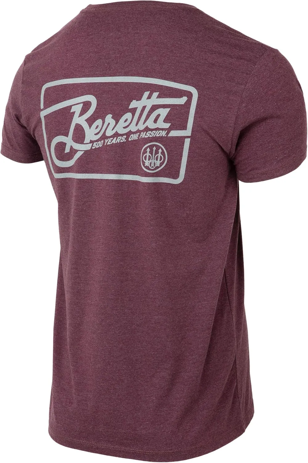 Beretta Men's Retro Patch Lightweight Breathable Cotton/Poly Blend Crewneck Casual Outdoor Hunting Short Sleeve T-Shirt