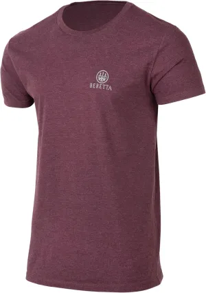 Beretta Men's Retro Patch Lightweight Breathable Cotton/Poly Blend Crewneck Casual Outdoor Hunting Short Sleeve T-Shirt
