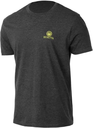 Beretta Men's Retro Patch Lightweight Breathable Cotton/Poly Blend Crewneck Casual Outdoor Hunting Short Sleeve T-Shirt
